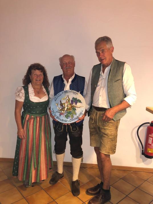 Reinhold Schlögl mit Theresia Schlögl und Werner Becker